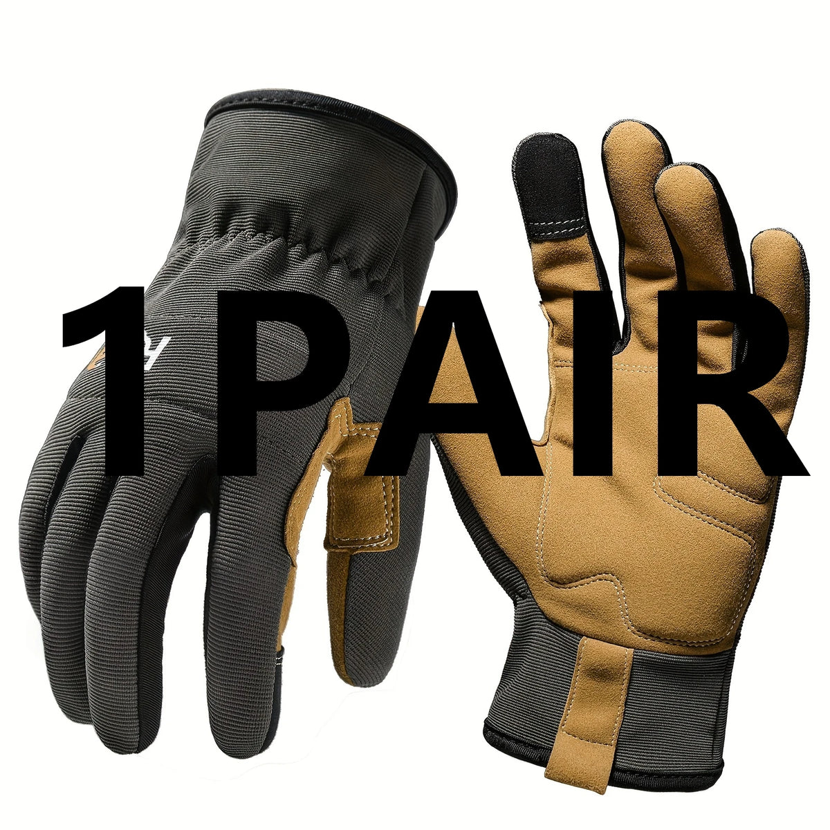 1/3Pairs Work Gloves for Men & Women - lightweight Mechanic, Construction, - Anti-Tear, Touchscreen Compatible, Non-Slip Grip