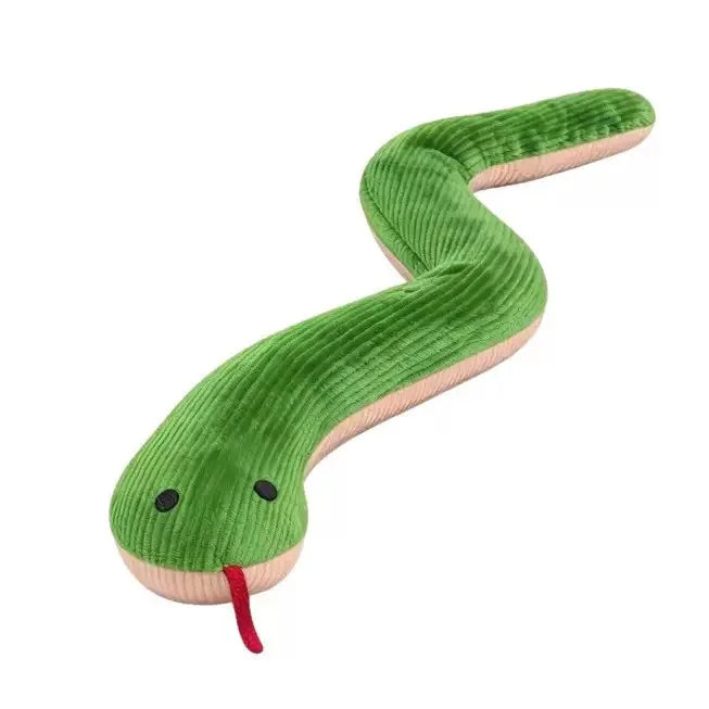 Pet Sound-Making Paper Toys Soft Plush For Teeth Grinding Interactive Chewing Simulation SnakeToyCats&DogsRelieve Stress Boredom