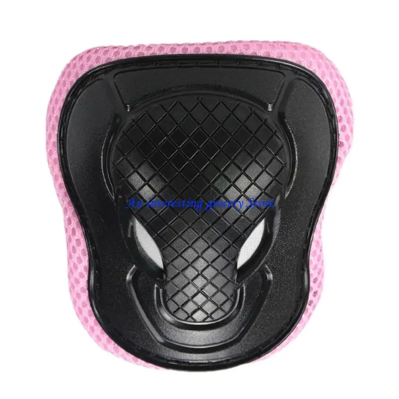 652D 6Pcs Kids Outdoor Sport Gear Set for Roller Skating Scooter Skateboard Cycling with Skating Knee Guard Elbow Hand Pad