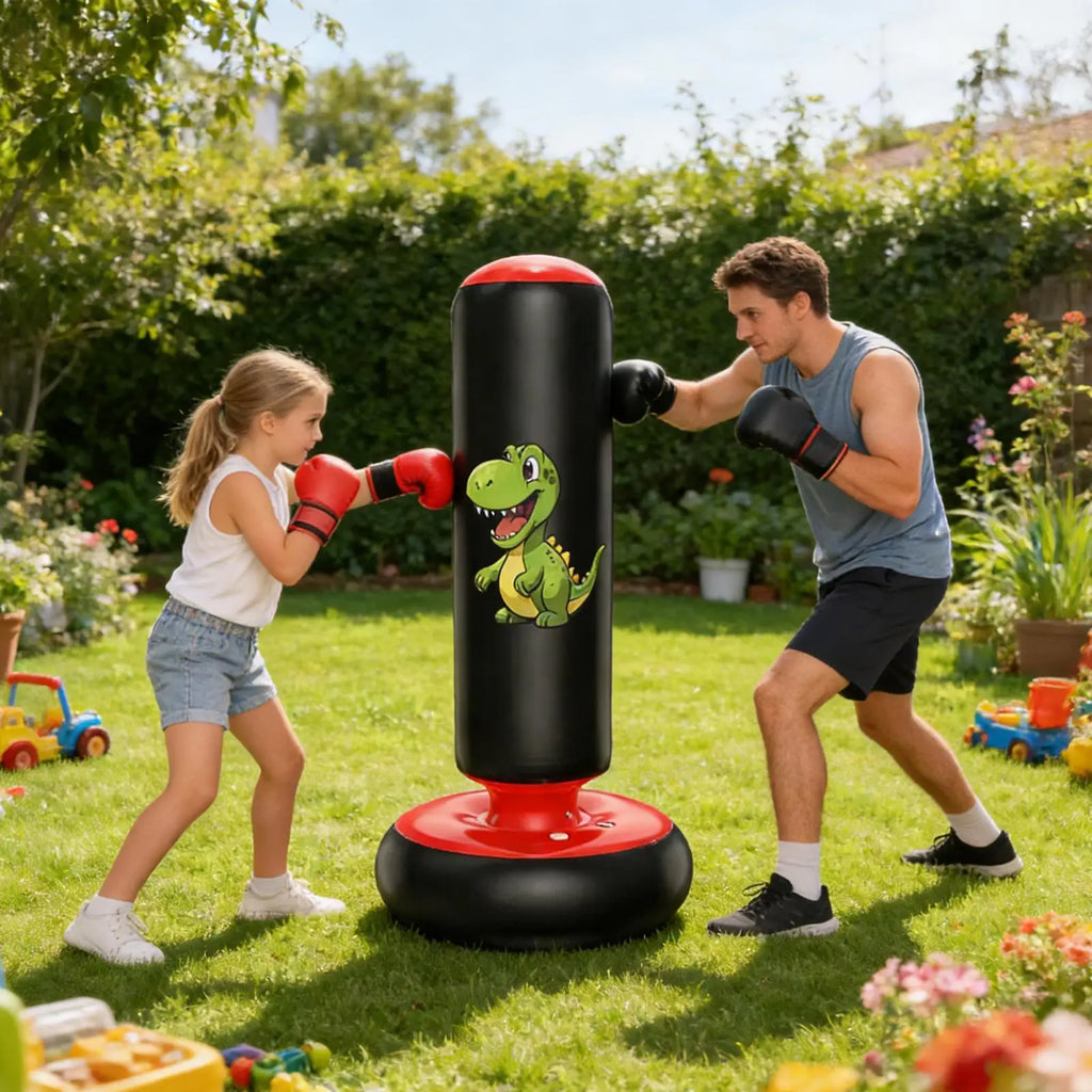 Kids Punching Bag Inflatable Training Fitness Equipment Kids Boxing Bag For Practice Karate For Teenager Boys Girls Karate