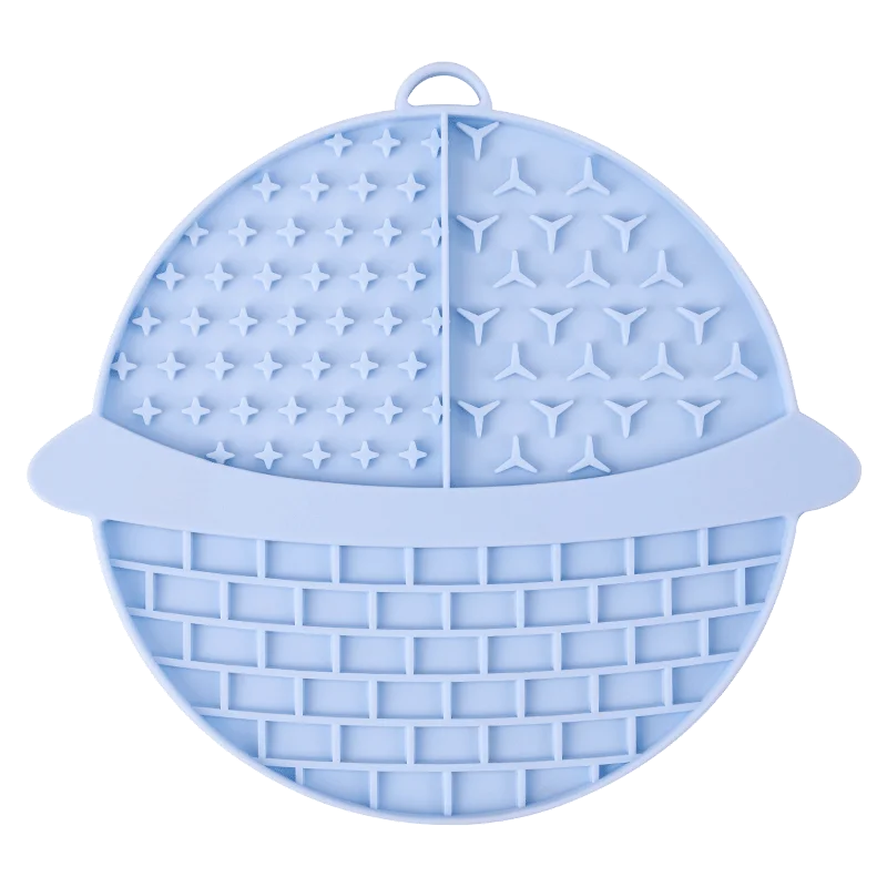 Pet silicone licking mat cat and dog food bowl licking slow feeder pet tableware silicone slow feeder dog bowl cat treat mat