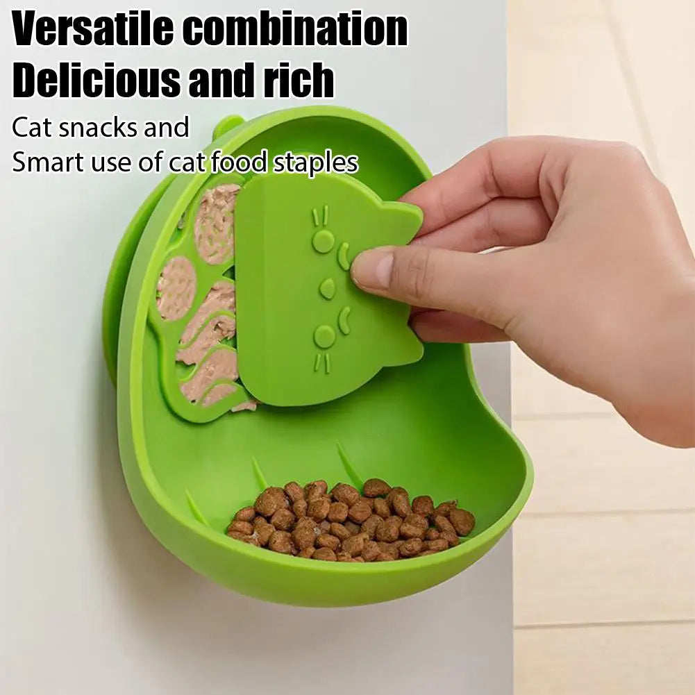 Dog Pet Lick Mat with Suction Cup, Slow Feeder Bowl for Dogs & Cats, Silicone Feeding Mat Plate for Wet & Dry Food, Pet Supplies