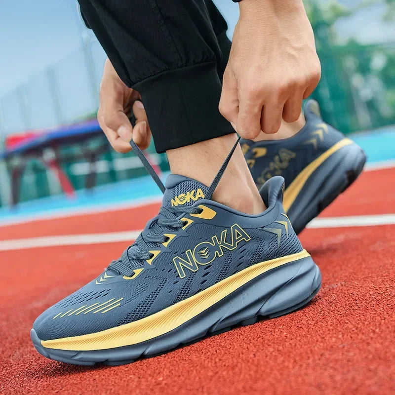 NEW Sports Running Shoes Men Casual Carbon Plate Marathon Breathable Lightweight Women's Comfortable Athletic Nonskid Sneakers