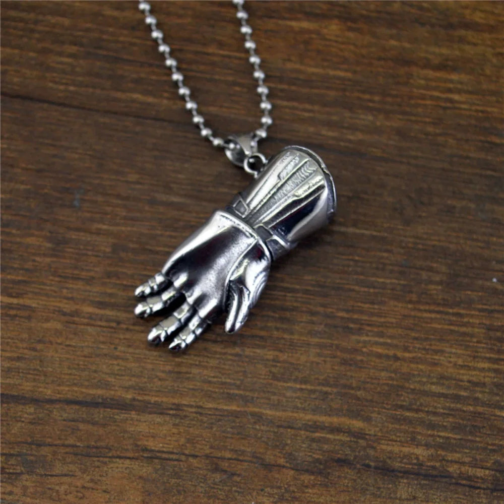 European and American male-led glove necklace street party gift Valentine's day pendant jewelry trend