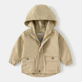 Boys Jackets Spring  Autumn 2025 Children's Outerwear Solid Color Hoody for Kids Toddler Windbreaker Baby Outfits Clothing
