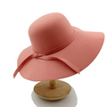 Women Hat  Autumn Winter Vintage Floppy Hat Women Elegant Felt Fedora Hat Wide Brim Sun Cap British Style Fedoras Felt Floppy