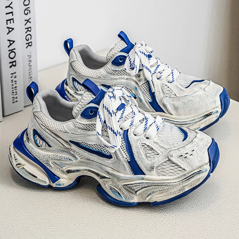 Shoes for Men Male Sneakers Return To The Ancients Platform Sports Shoes Casual Sneaker Wear-resistant Loafers All-match Fashion