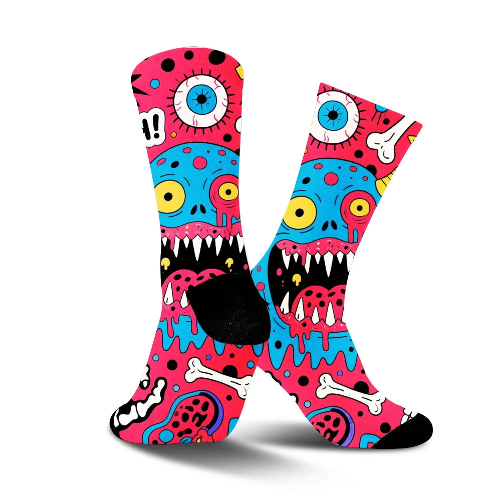 Kid-Friendly Cycling Socks: Colorful and Comfortable, for Young Cyclists. Encourage Kids to Love Cycling!