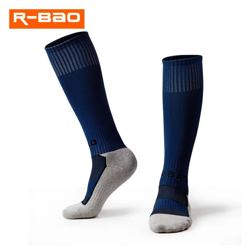 Kids Soccer Socks Boys Girls Knee High Long Sport Compression Football Socks Youth Big Children 3-7 8-13 Years Old