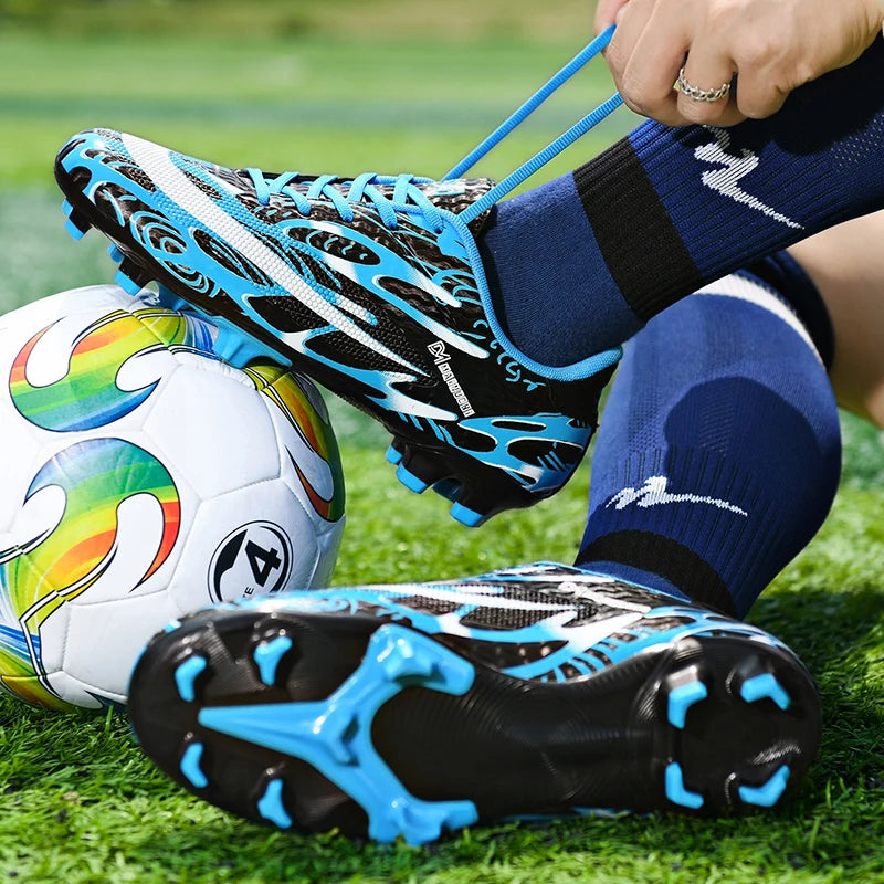 Soccer Shoes for Kids Teenagers Adults TF Soccer Cleats Football Shoes Boys Long Spikes Sneakers FG Zapatos De Futbol