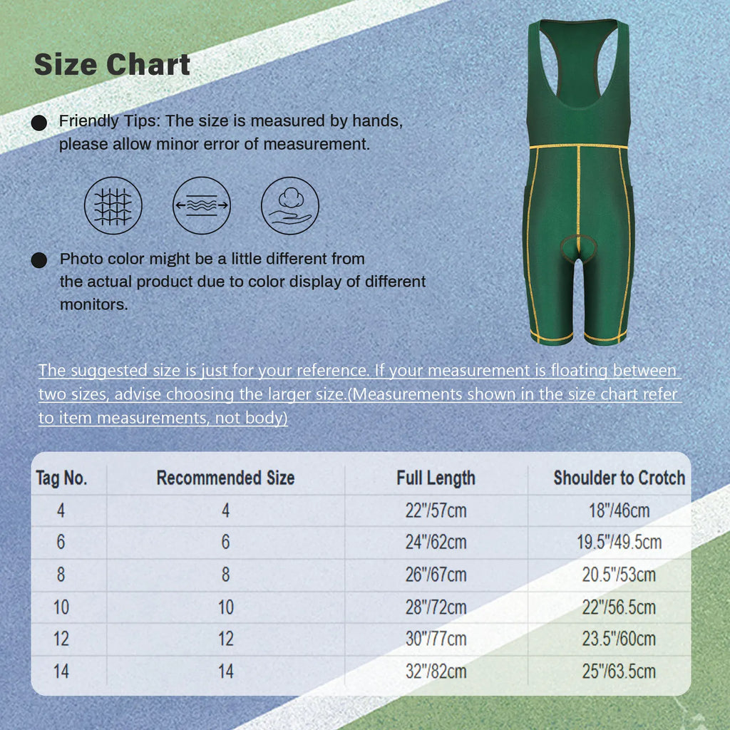 Boys Girls Tracksuit Kids Cycling Bib Shorts Pockets Suspenders Shorts 3D Padded Bicycle Biking Bib Shorts Sportswear Bodysuit