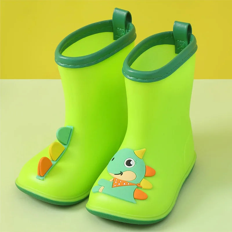 New Girl Rainboots Classic Waterproof Children Shoes Kids Rain Boots PVC Rubber Boots Kids Baby Water Shoes Boy Rain Boots kids