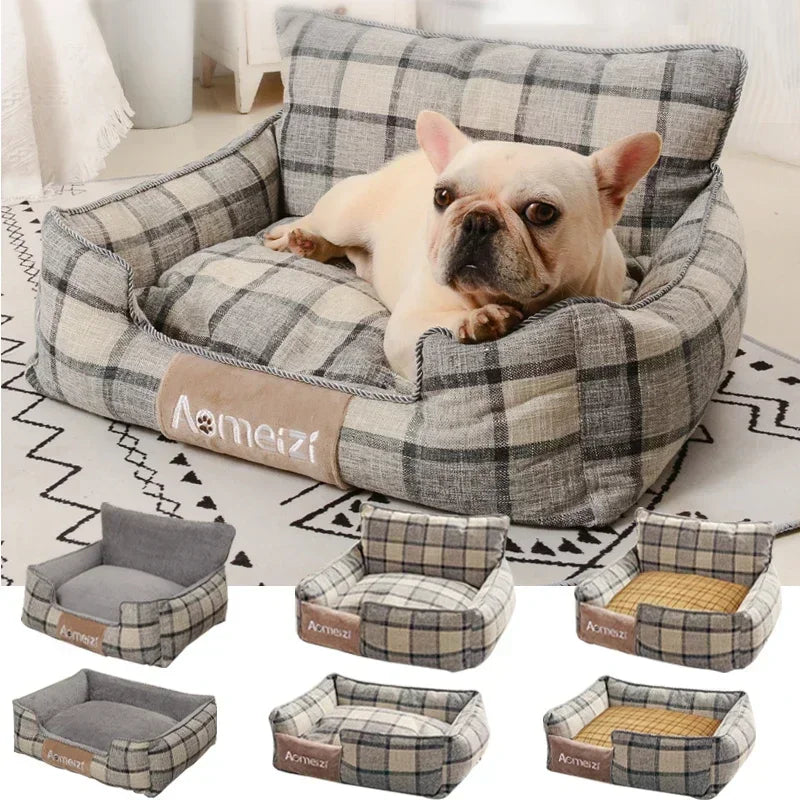 Warm Soft Pet Bed Removable Washable Sofa Cushion Pet Mat Indoor Kennel Sleeping House for Puppy Cat Dog Daily Pet Supplies