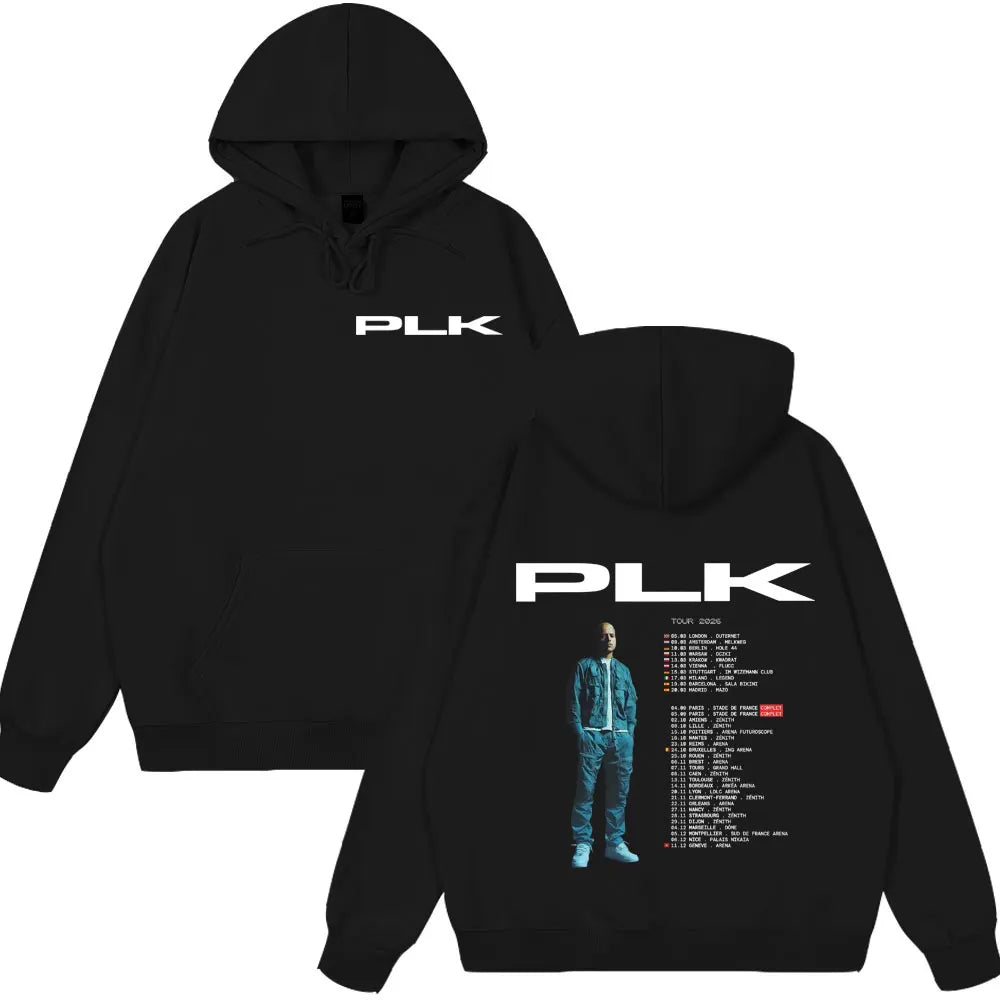 Rapper PLK Tour 2026 Hoodies Men Women Clothing Fashion Hip Hop Style Sweatshirts Casual Loose Long Sleeve Pullovers Streetwear