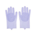 Pet Grooming Cleaning Gloves Dog Cat Bathing Shampoo Glove Scrubber Magic Dishwashing Cleanner Sponge Silicon Hair Removal Glove