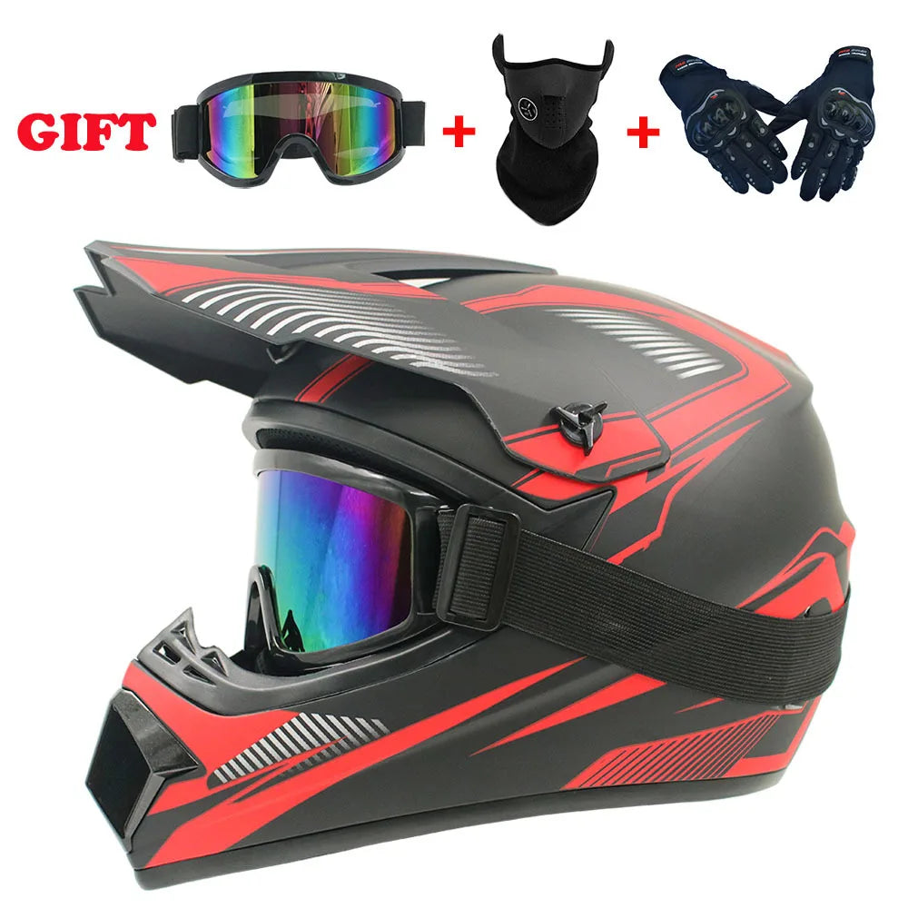 Need Kids Gear? Youth Motorcycle Helmet Off-Road Dirt Bike ATV DH Cross Go-kart Capacete DOT