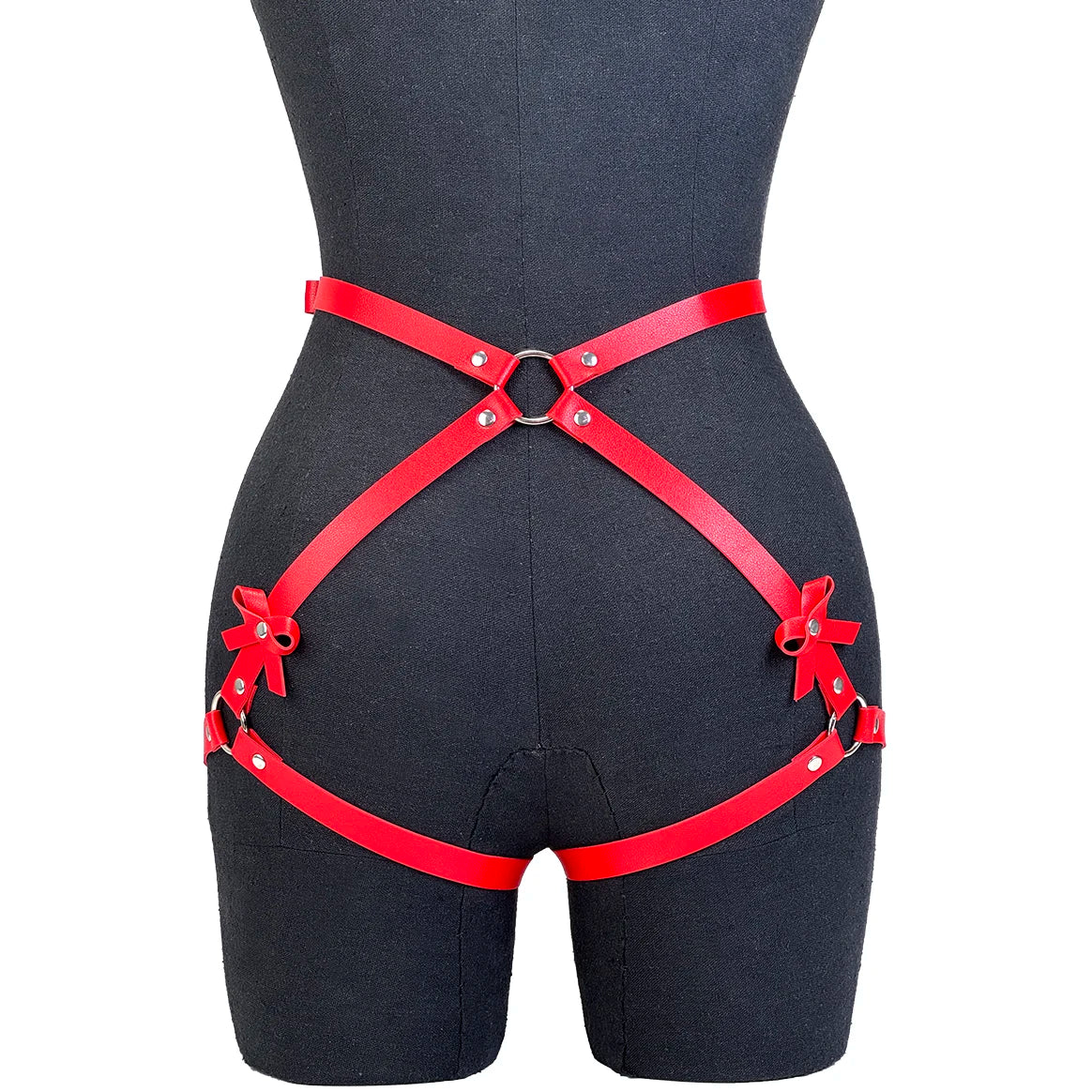 Women Fashion Belt Female Street Style PU Leg Harness Belt Thigh Garter Gothic Casual Body Decoration Belts Clothing Accessories