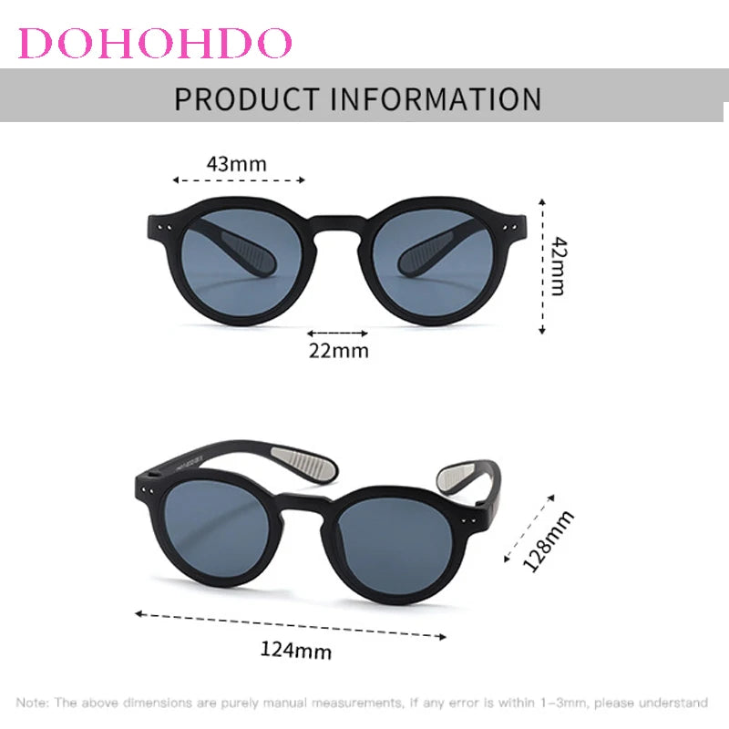 3-12 Years Kids Sunglasses Fashion Children Polarized Sun Glasses Boys Girls Glasses Silicone Safety Baby Shades UV400 Eyewear