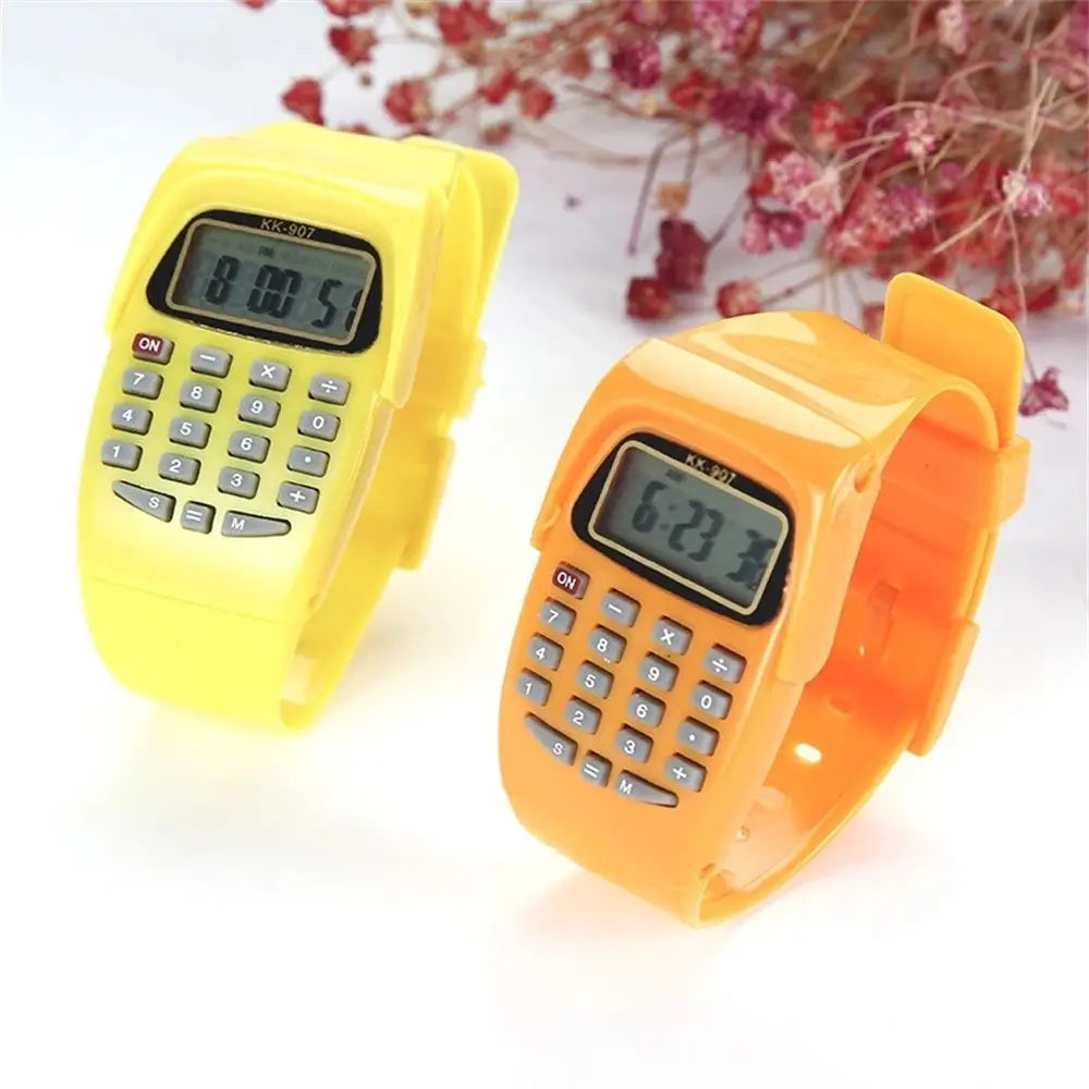 Classic Children Watch For Kids LCD Screen Date Electronic Watch Wrist Watch Electronic Calculator Calculator Watch