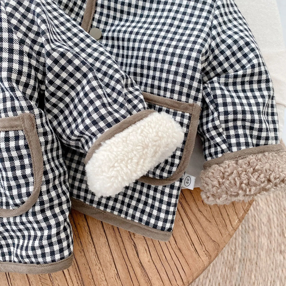 2026 1-6 Years Old Autumn/Winter Children's Jacket Double-Sided Wear Plaid Plush Jacket Kids Jacket