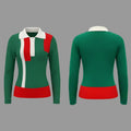 Modigirl Autumn Winter Knit Sweater Tops for Women 2025 Contrast Color Buttoned Skinny Woman Long Sleeves Pullovers Clothes