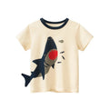 2-8T Cotton Kid Tshirt Summer Toddler Boys Clothes Short Sleeve Infant Top Short Sleeve Cute Basic Tee Childrens Outfits