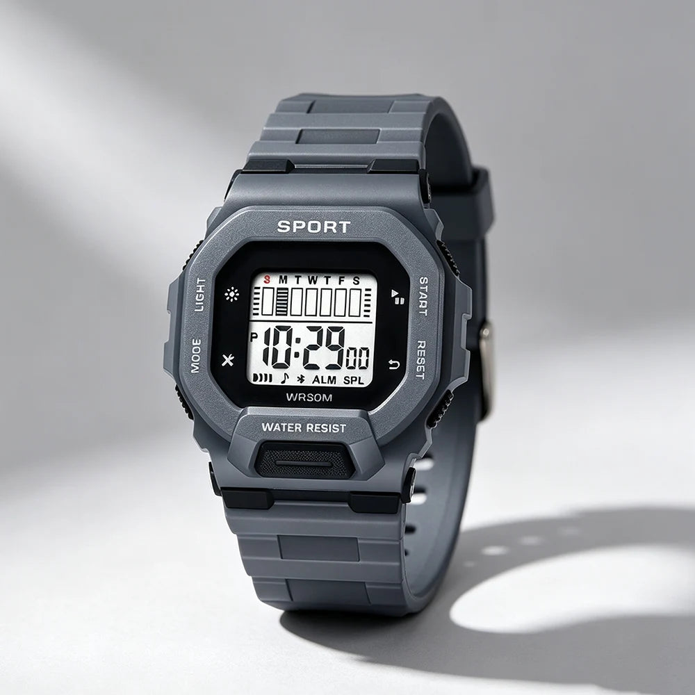 Sports Children Watches for Student Electronic LED Women Men Watch Kids Gift Multi-functional Week Display Digital Clock