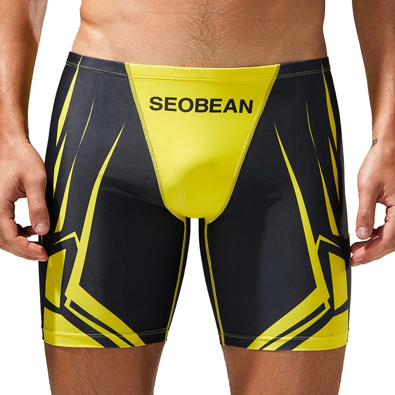 New Men's Swimwear Swimming Trunks Shorts Summer Surfing Bathing Beach Swim Shorts Men Swimsuits