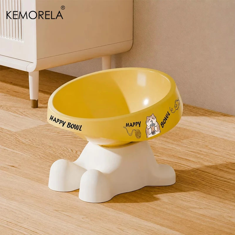 2026 Cute Elevated Pet Feeding Bowl,Elevated Neck Protection Anti-Slip Pet Bowl, Suitable for Medium And Small Dogs Cat Drinking
