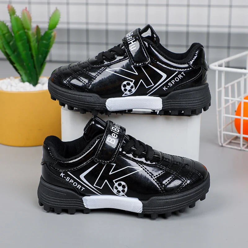 Soccer Cleats for Kids 2024 New Children Football Cleats Fashion Firm Ground Soccer Shoes