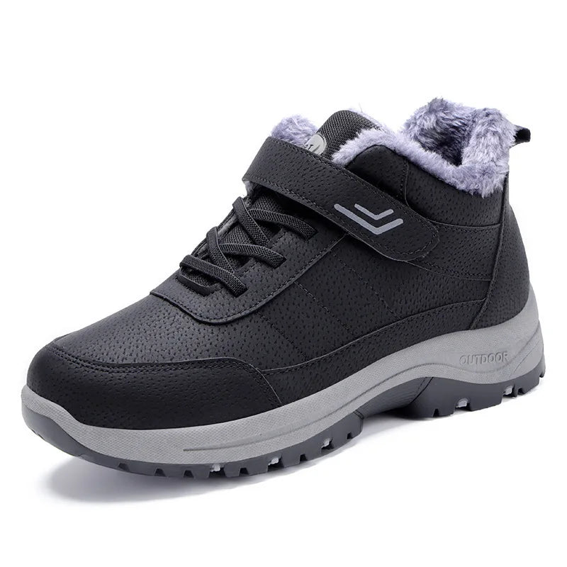 2025 Winter Casual Men Shoes Snow Booties Non-slip Ankle Boots Fur Shoes Botas Waterproof  Outdoor Men Work Ankle Boots Footwear