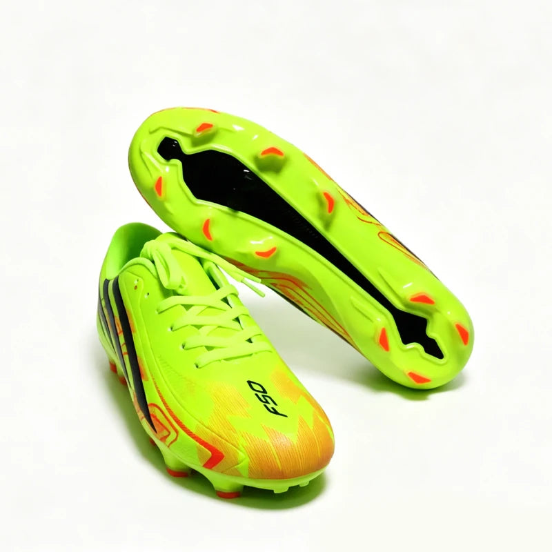 Mens Soccer Shoes Boys Training TF/FG Outdoor Sport Football Boots Adult Long Spikes Non Slip Match Soccer Cleats