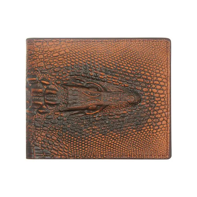 Men's Wallets Luxury Alligator Pattern Men Money Bag Safe Clutch Bag Business Style Male Money Purse Card Fashion Casual Holder