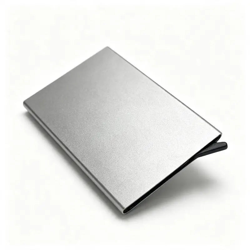 Smart Wallet Card Holder Metal Thin Slim Men Women Wallets Up Minimalist Wallet Small Black Purse Walets For Men
