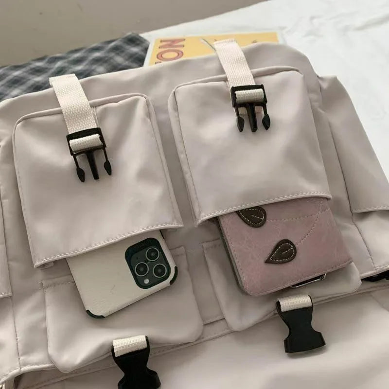 Men's Cross Body Bags, Fashion Japanese Style Student School Bags, Flip Leisure Single Shoulder Bag, Teen Women Messenger Bag