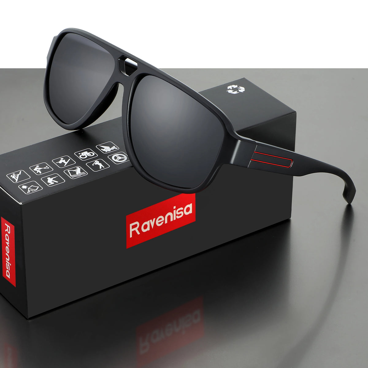 Sunglasses  for  Men or Women TR90 Glasses  Cool  Straightforward  Fashionable and  Classic  Polaerzed  UV400