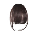 Women Clip-in Bangs Natural Wispy Forehead Hair Extensions Faux French Bangs Girls Straight Air Bangs Fringe Wig Hairpieces