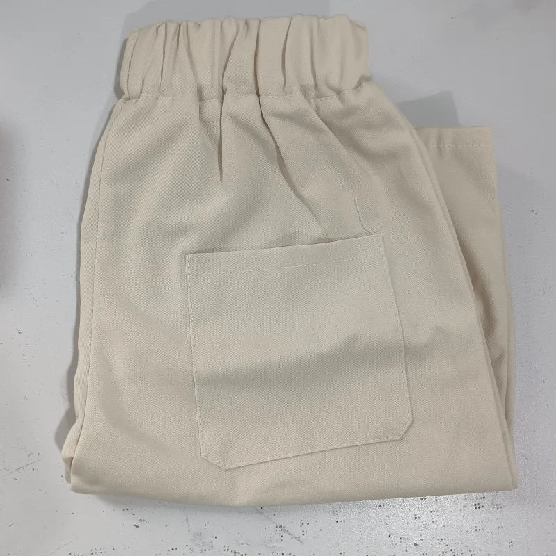 New Children Pants Spring Autumn Casual Sports Trousers Boys Girls Korean Solid Color Fashion Versatile Kids Baby Clothing Pants