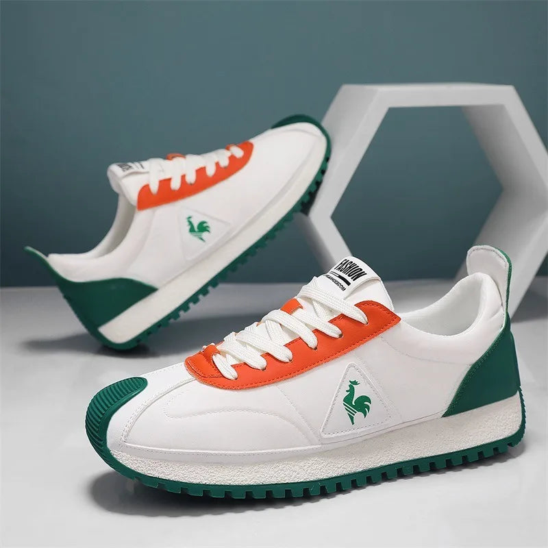 2026New Men's Shoes Fashion Leather Casual Shoes Luxury Tennis Training Shoes Outdoor Sport Running Footwear Men Sneakers Tenis