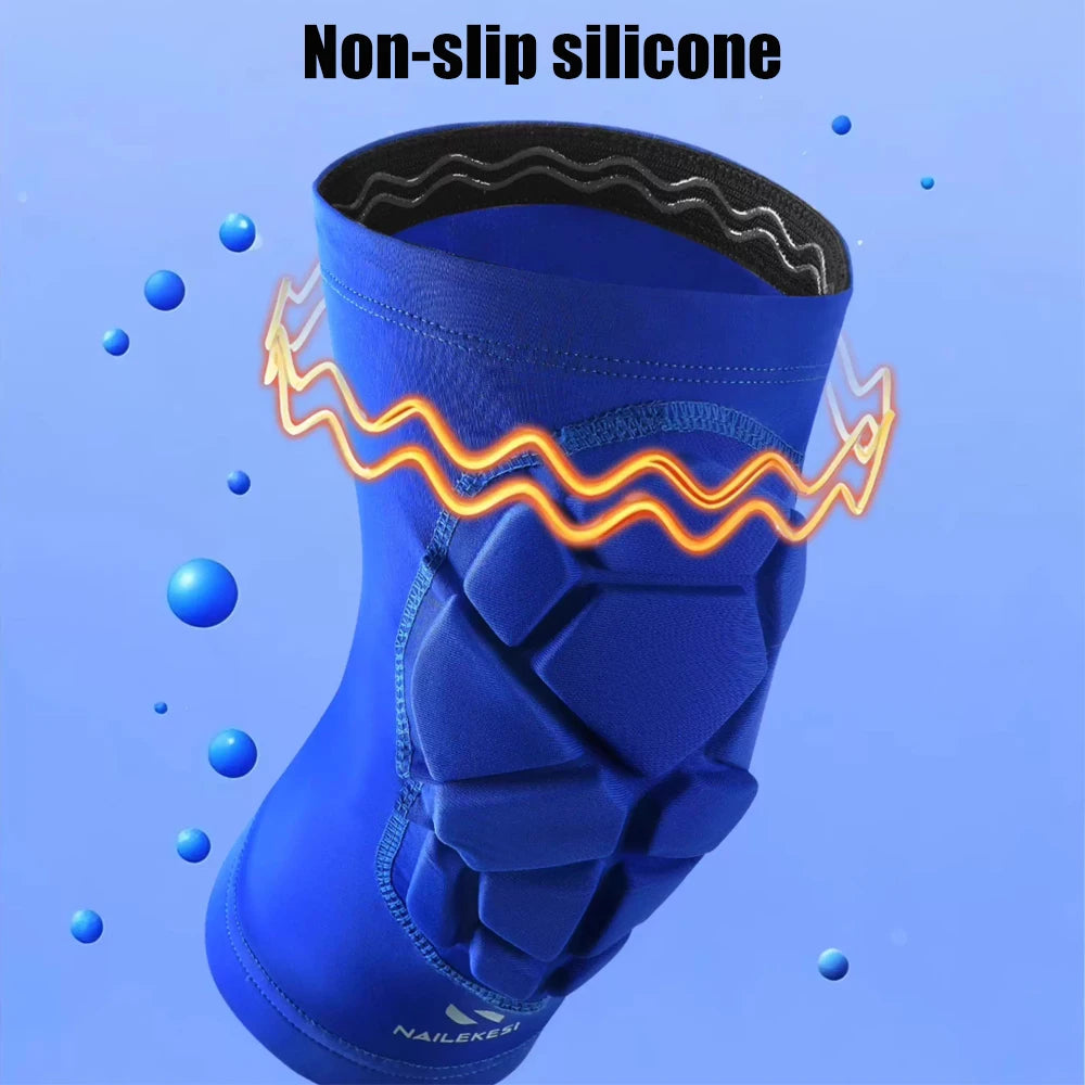 1PCS Basketball Knee Pad for Kids Youth,Compression Anti-slip Knee Sleeve for Baseball Volleyball Football,Sports Knee Protector