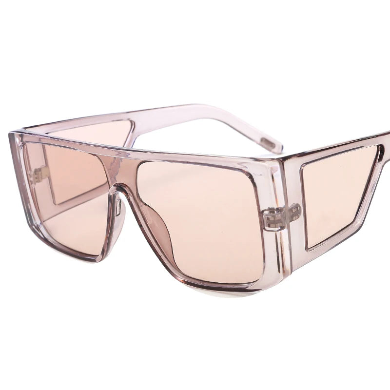Oversized Sunglasses Men Retro Male Goggle Glasses