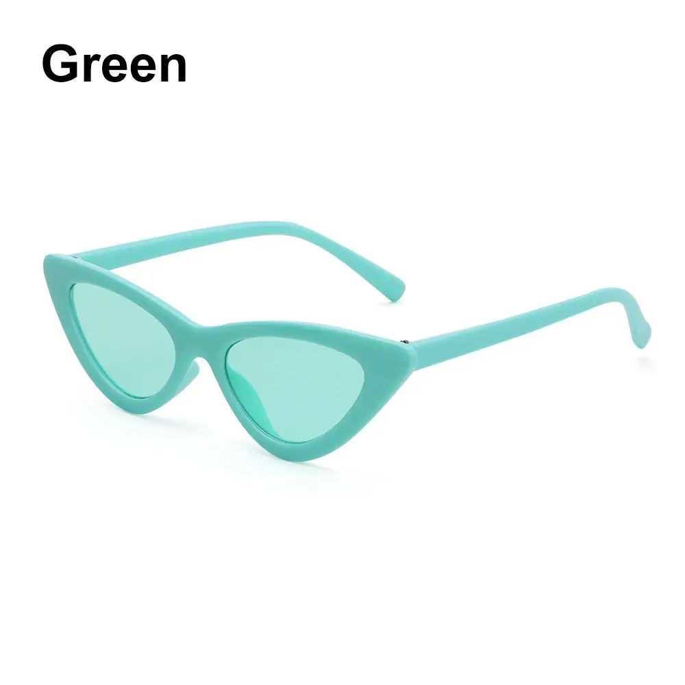 Fashion Candy Color Sunglasses Kids Aged 3-9 Years Trendy Retro Cat Eye Sun Glasses Boys Girls Non-Polarized Shades Party Favor