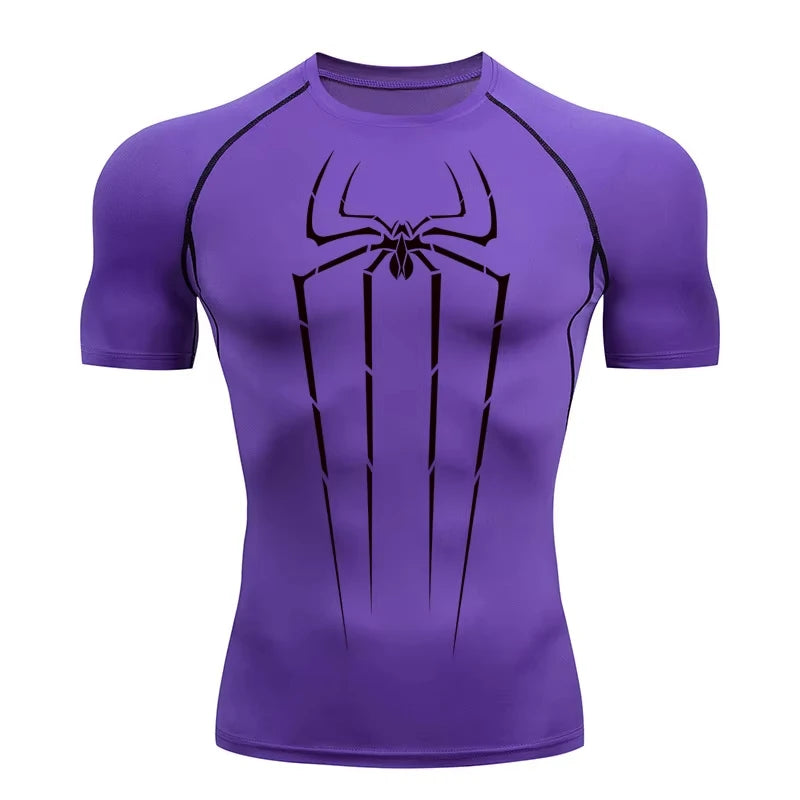 Men's Sports Running T-Shirt: Quick-Dry, Breathable Short-Sleeve Crewneck Active Top for Outdoor Workouts RL559