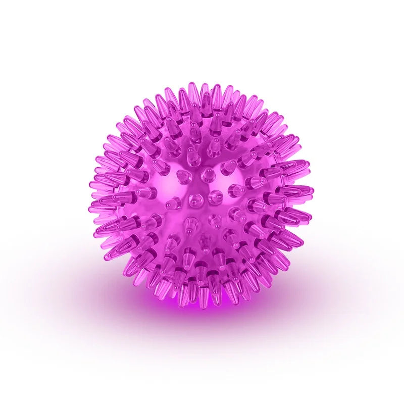 Pet Dog Toys Cat Puppy Sounding Toy Polka Squeaky Tooth Cleaning Ball TPR Training Pet Teeth Chewing Toy Balls Accessories