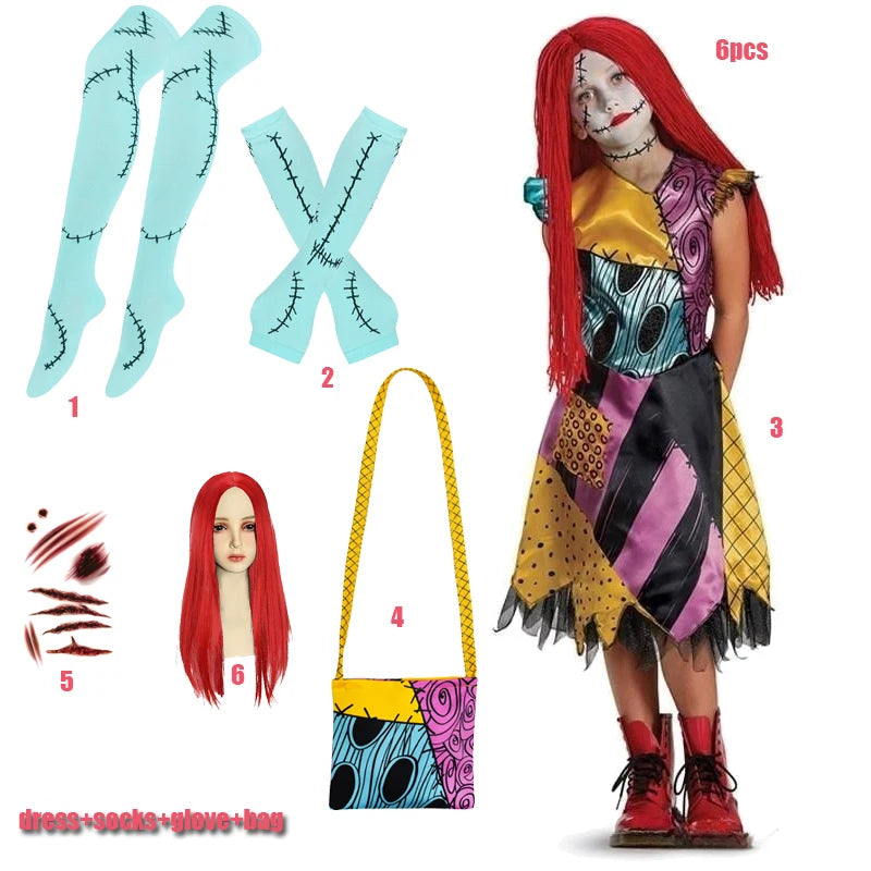 Kids Girls Tutu Dresss Halloween Cosplay Costume Carnival Party Boy Costume Witch Fancy Clothes Halloween Gifts for Children