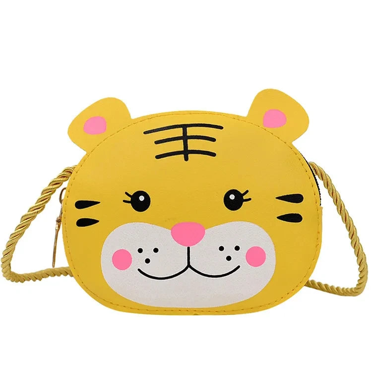 Kids Baby Girls Boys Cartoon Animal Bag Crossbody Design Purse Handbags Bags PU Leather Cute rabbit Snap Shoulder Bag 2024 Gift