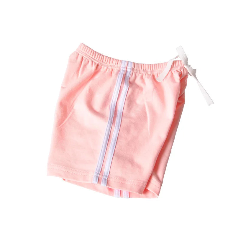 Boys Girls Shorts Cotton Black Red Soft for Kids Sport 2 to 3 4 5 6 7 8 9 10 11 12 13 14 Years 2024 Casual Children Short Pants