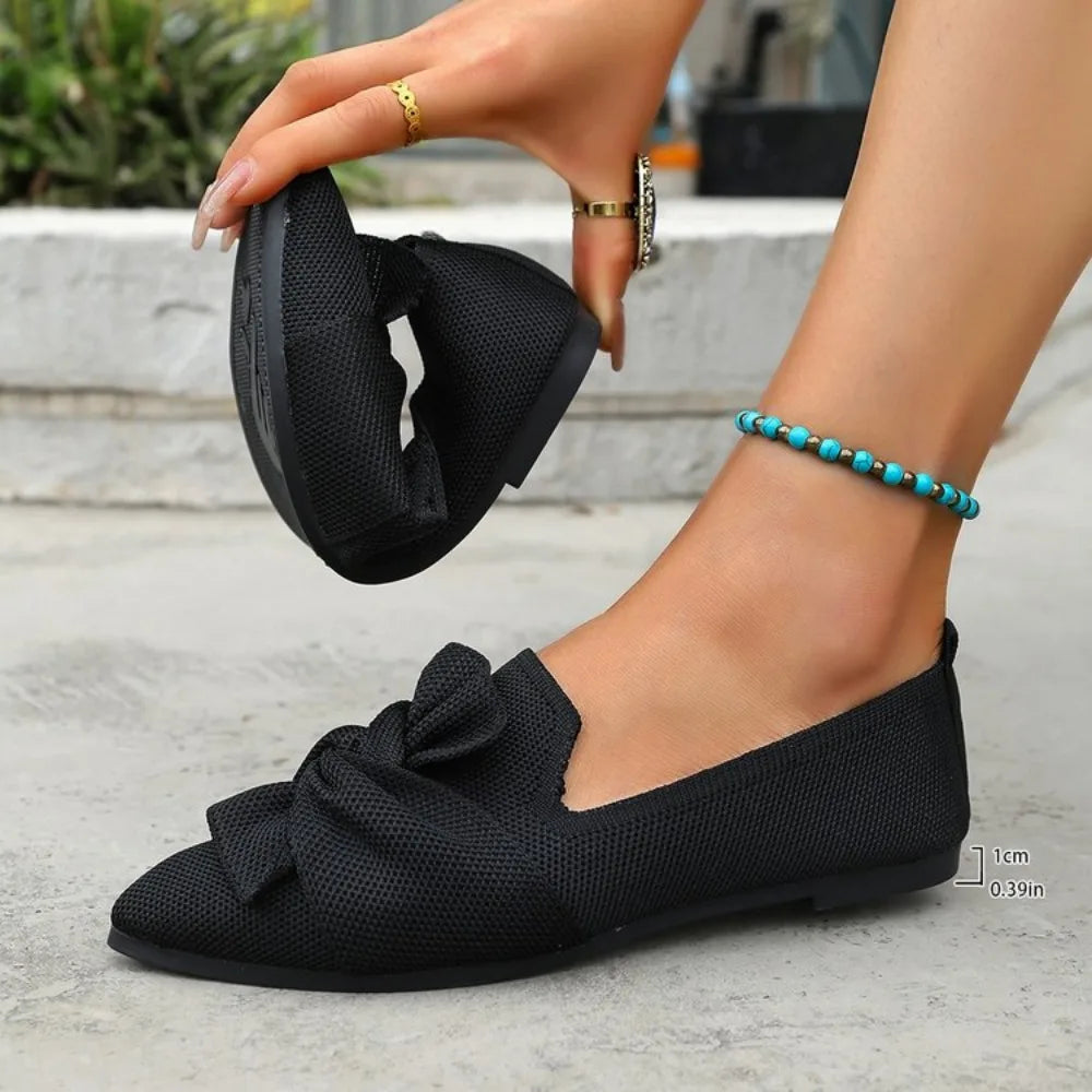 Women Flats Walking Shoes Pointed Top Solid Color new Loafers Mesh Breathable Shoes Comfortable Women Sneakers Zapatos De Mujer