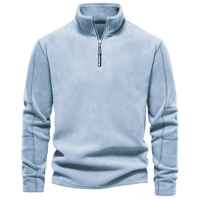 Hot Selling Men's Fashion Fleece Warm Long Sleeved Hoodie for Winter 2024, Daily Loose Casual Versatile Trend Hoodie