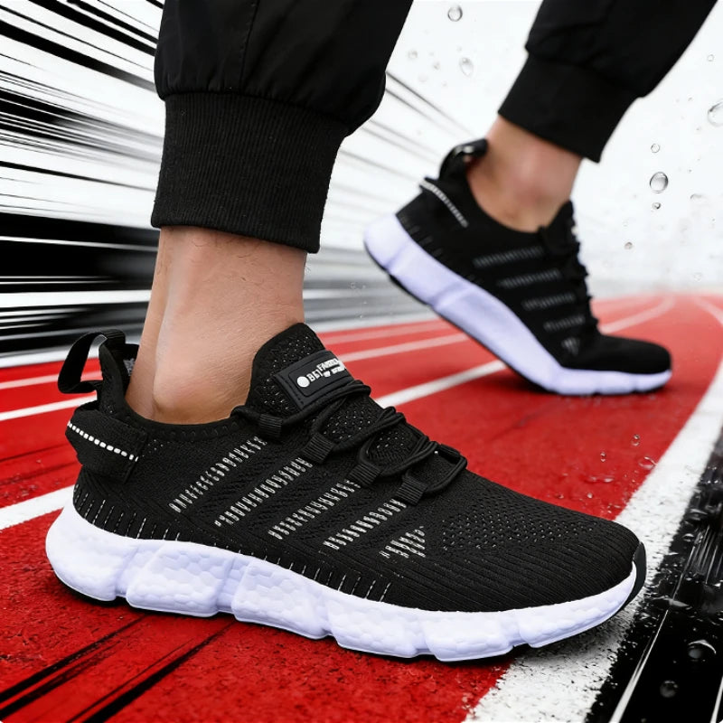 Men's Lightweight Running Shoes Minimalist Sporty Breathable Walking Sneakers  Athletic Jogging Tenis Outdoor Fitness Man Shoes